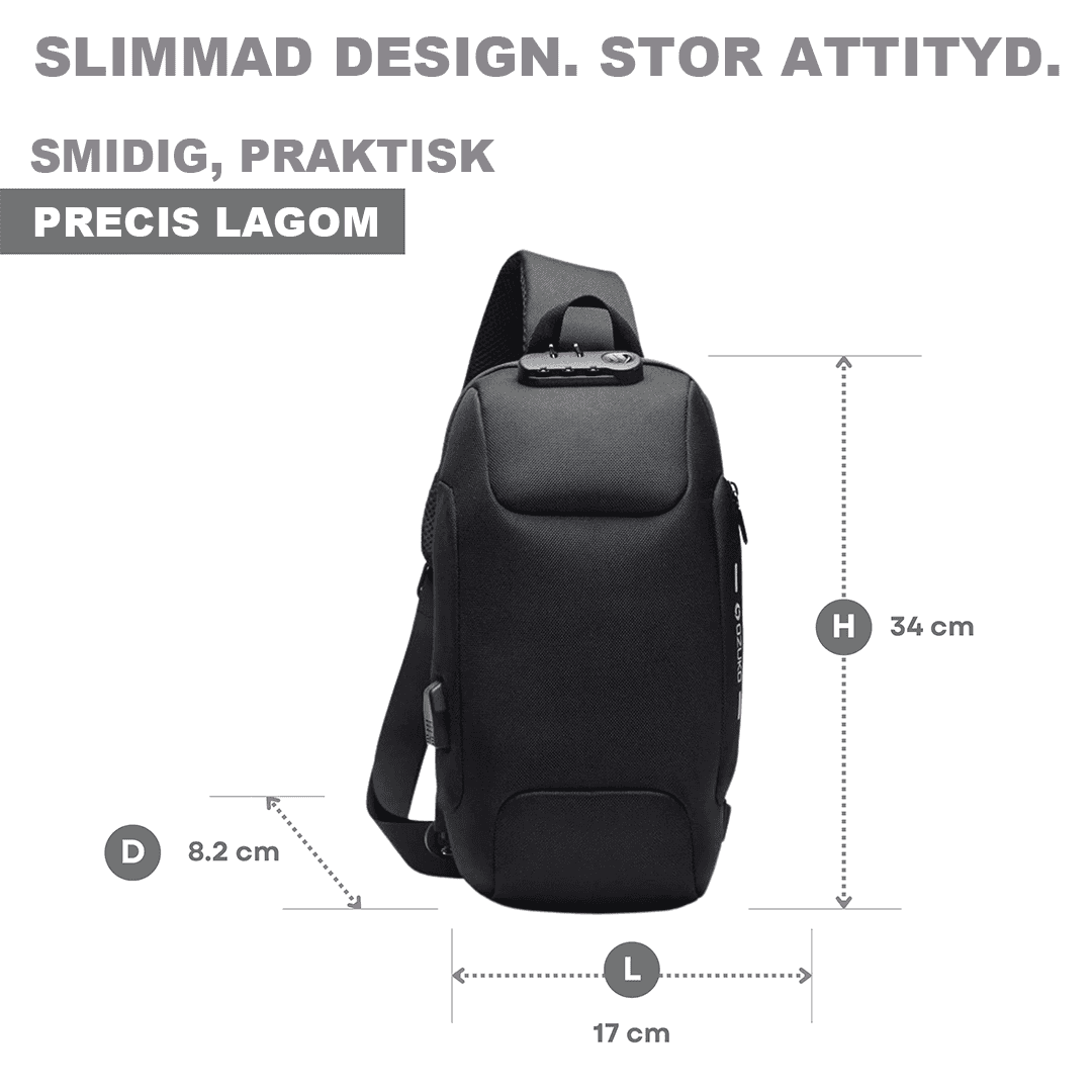 Anti-Pickpocket Bag with USB Port